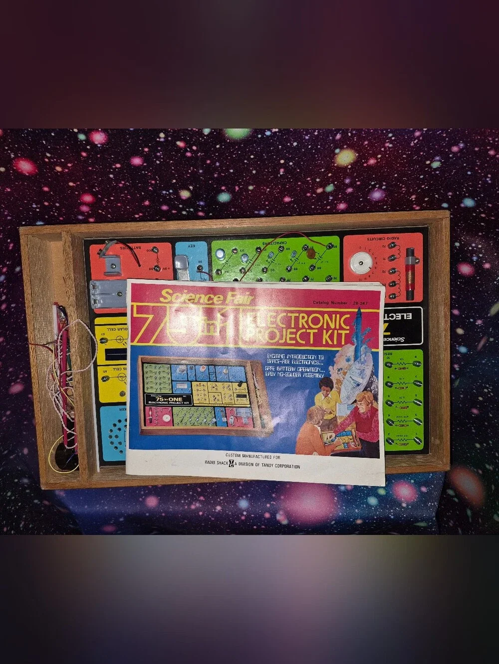 ⚡🔬 Vintage Science Fair 75-in-1 Electronic Project Kit | Radio Shack | STEM